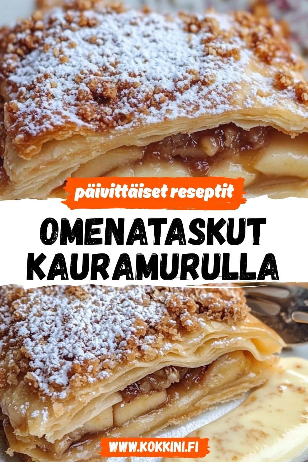 Omenataskut kauramurulla valmiiksi 30 minuutissa