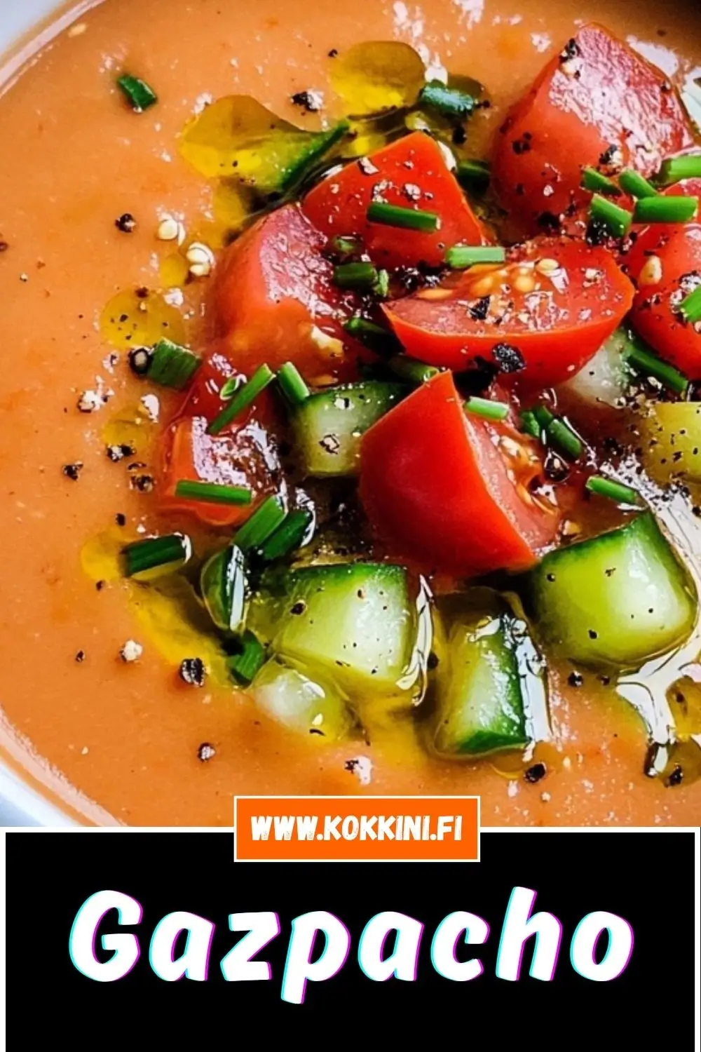 Gazpacho: raikas kylmä keitto kesän helteisiin