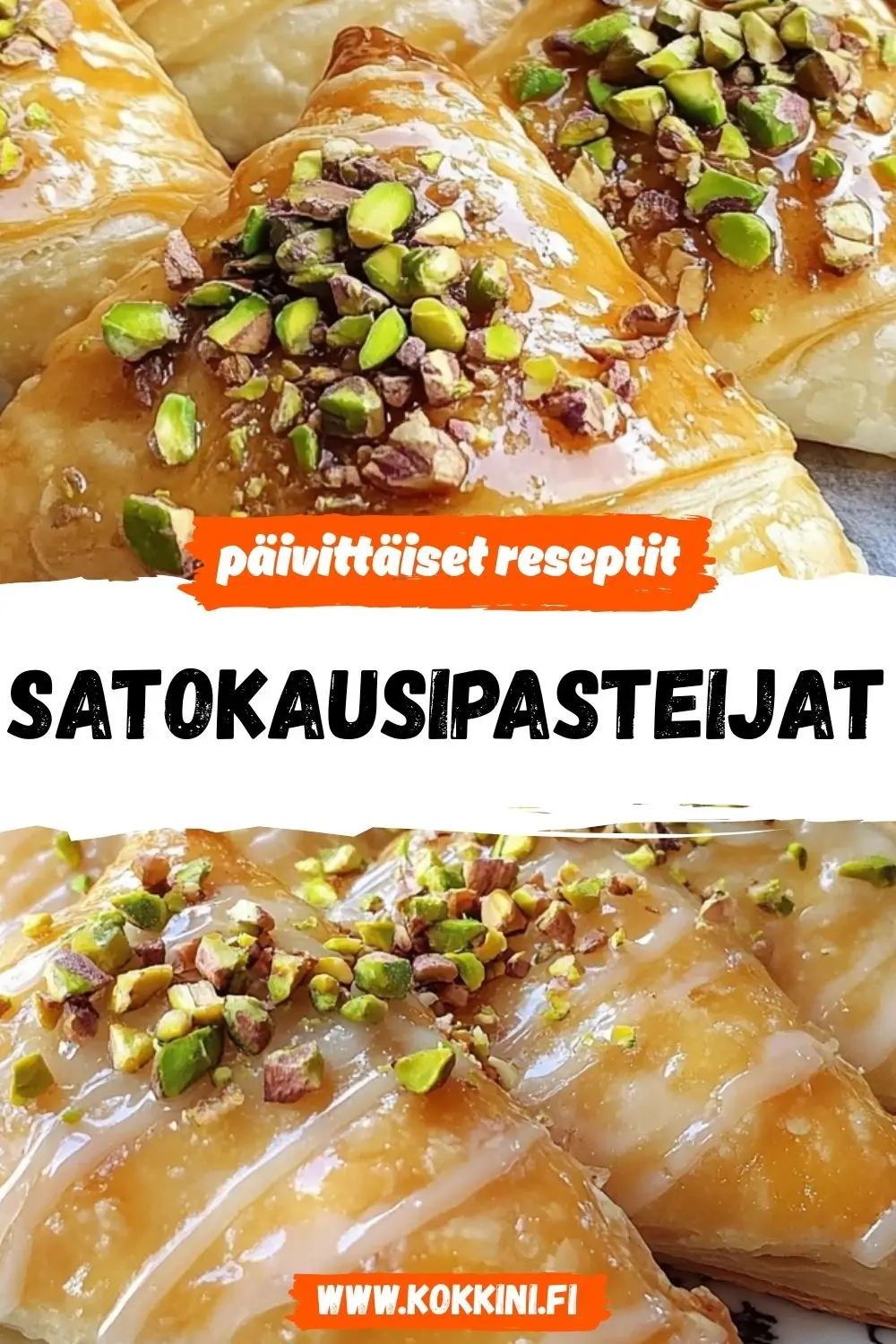 3 syytä rakastua: Satokausipasteijat luumulla ja pistaasilla