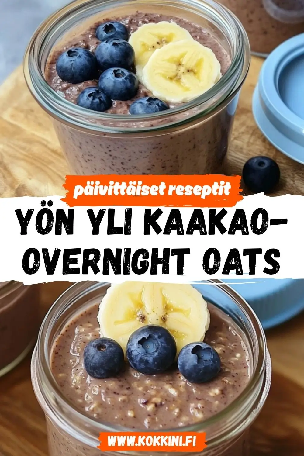 Yön yli kaakao-overnight oats: 3 herkullista ideaa