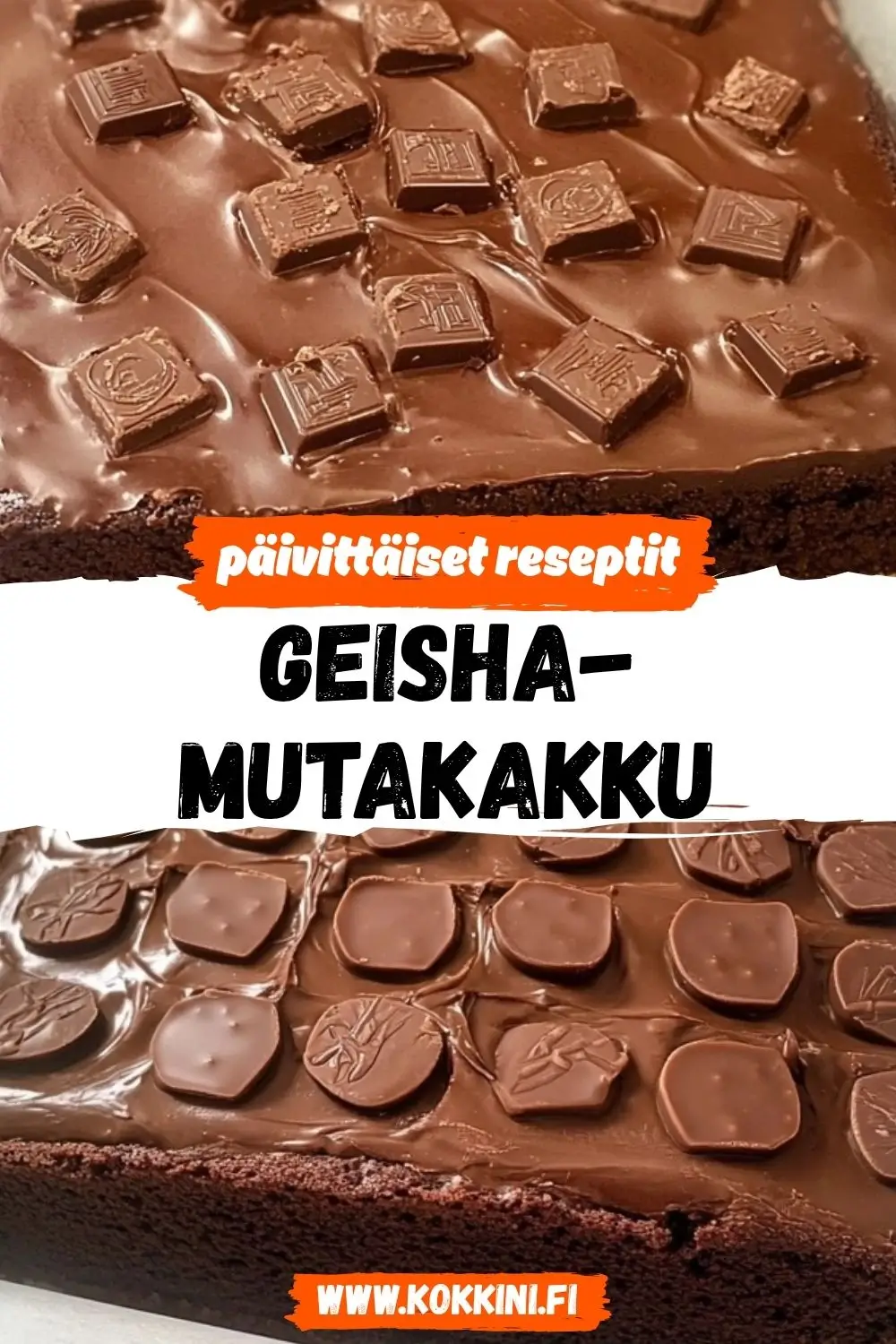 Geisha-mutakakku: suklainen unelma helposti