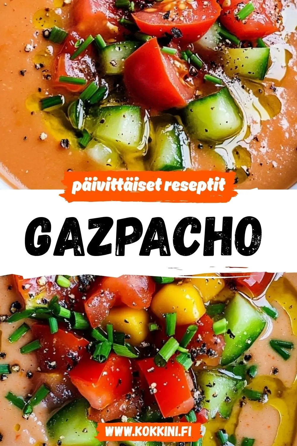 Gazpacho: raikas kylmä keitto kesän helteisiin