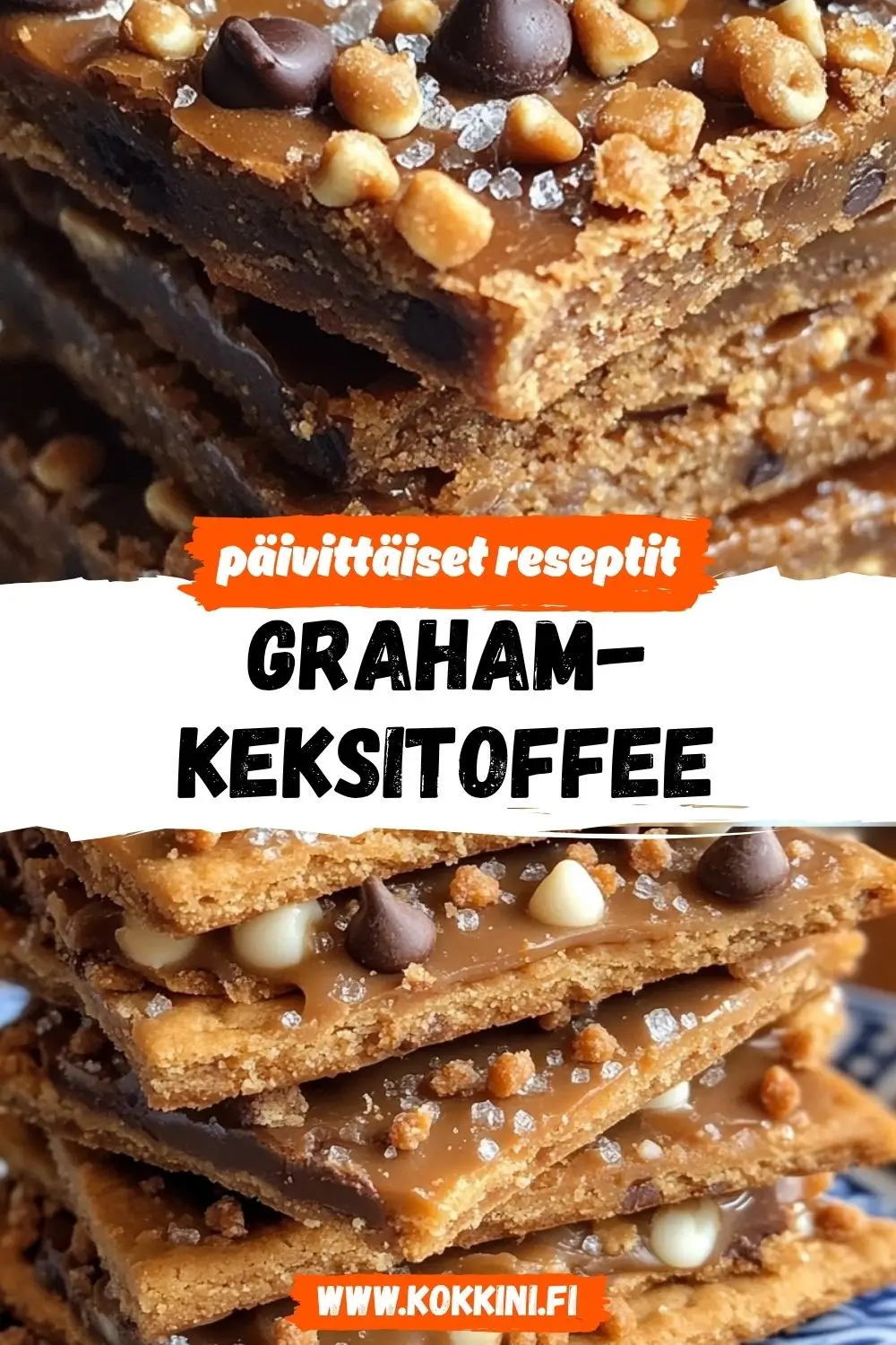 Graham-keksitoffee: rapea ja suklainen superherkku
