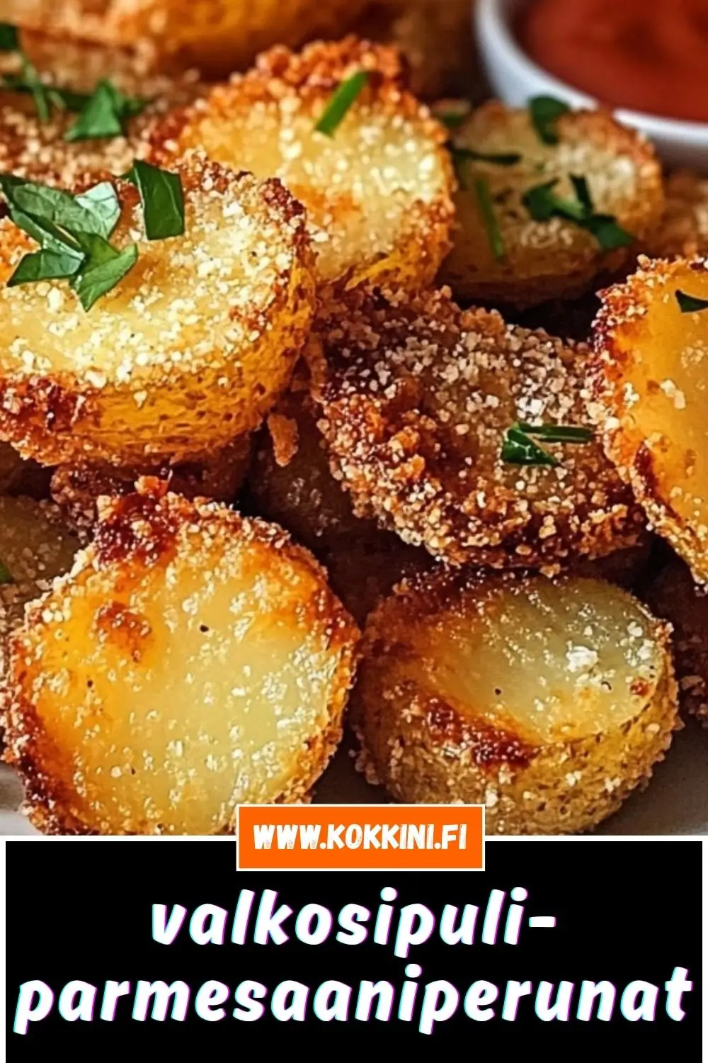 Täydelliset valkosipuli-parmesaaniperunat kotona