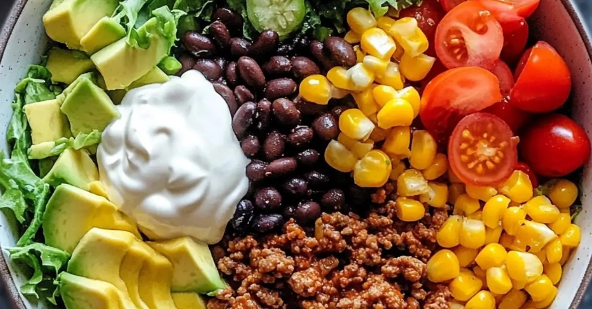 Täydellinen jauheliha-burritokulho alle 30 minuutissa