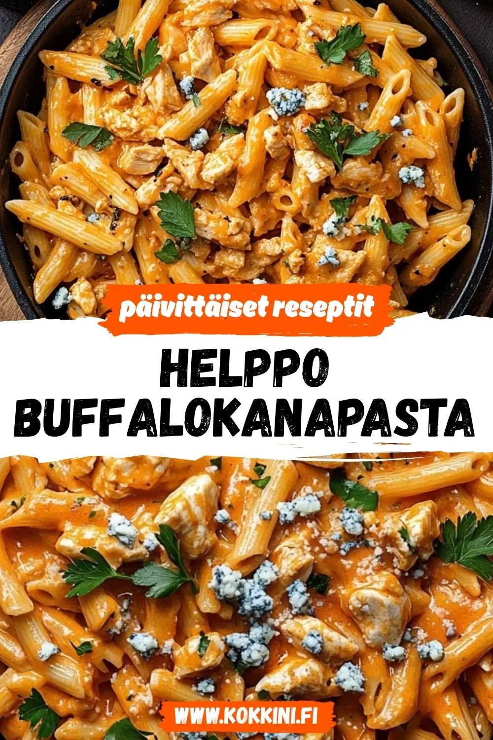 Buffalokanapasta: Tulinen arjen herkku 20 minuutissa