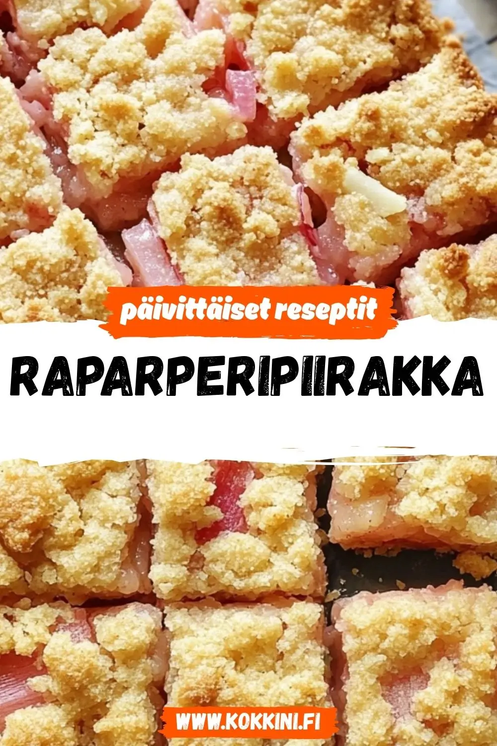 Gluteeniton raparperipiirakka: Maisemakahvilan tyyliin