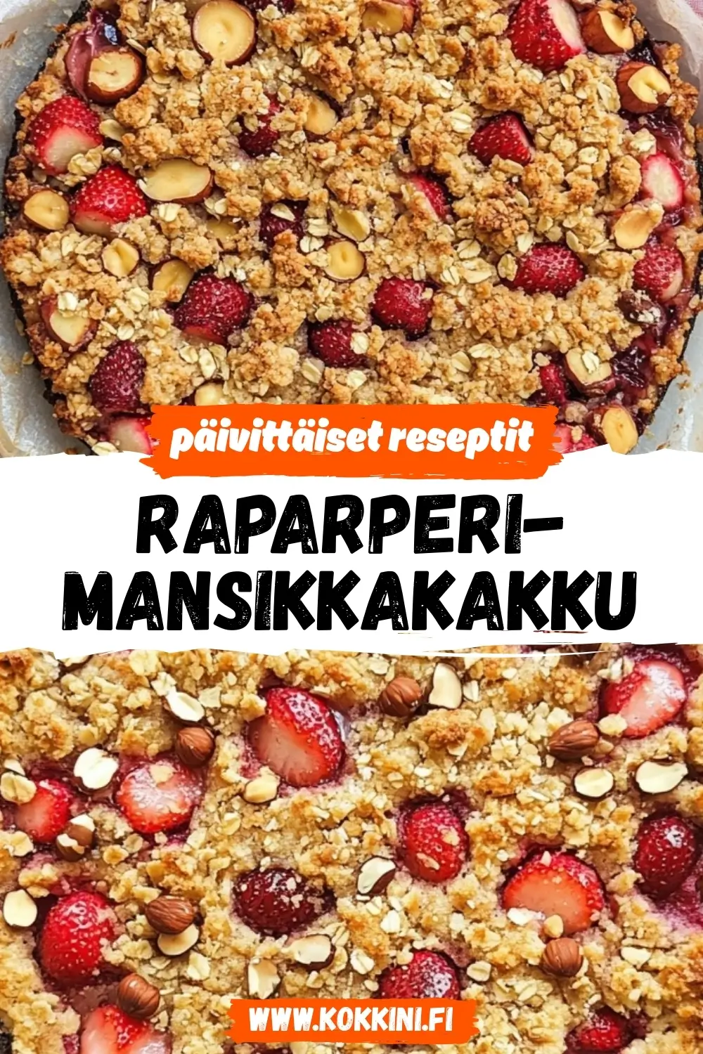 Raparperi-mansikkakakku: Kesän raikkain herkku!