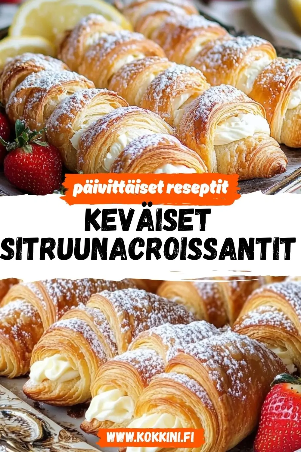 Keväiset sitruunacroissantit: Täydellinen herkkuhetki