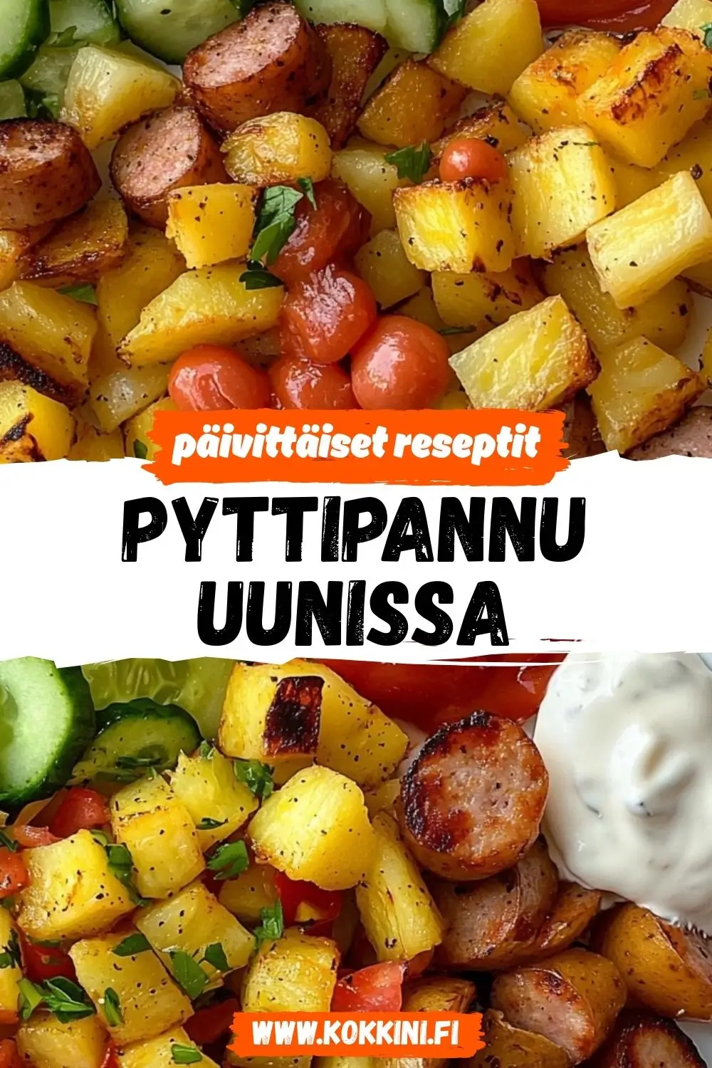 Pyttipannu uunissa: Helppo ja herkullinen arkiruoka