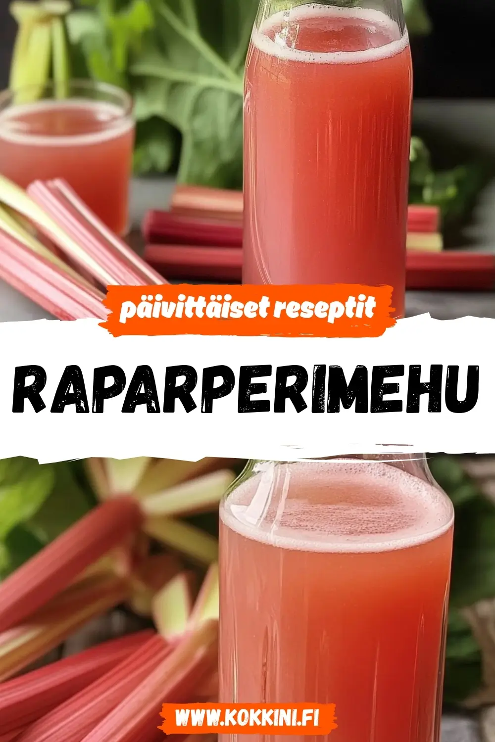 Näin teet täydellisen raparperimehun itse