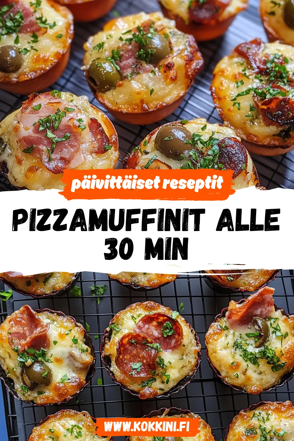 Pizzamuffinit Alle 30 Min: Nopea & Paras Resepti!