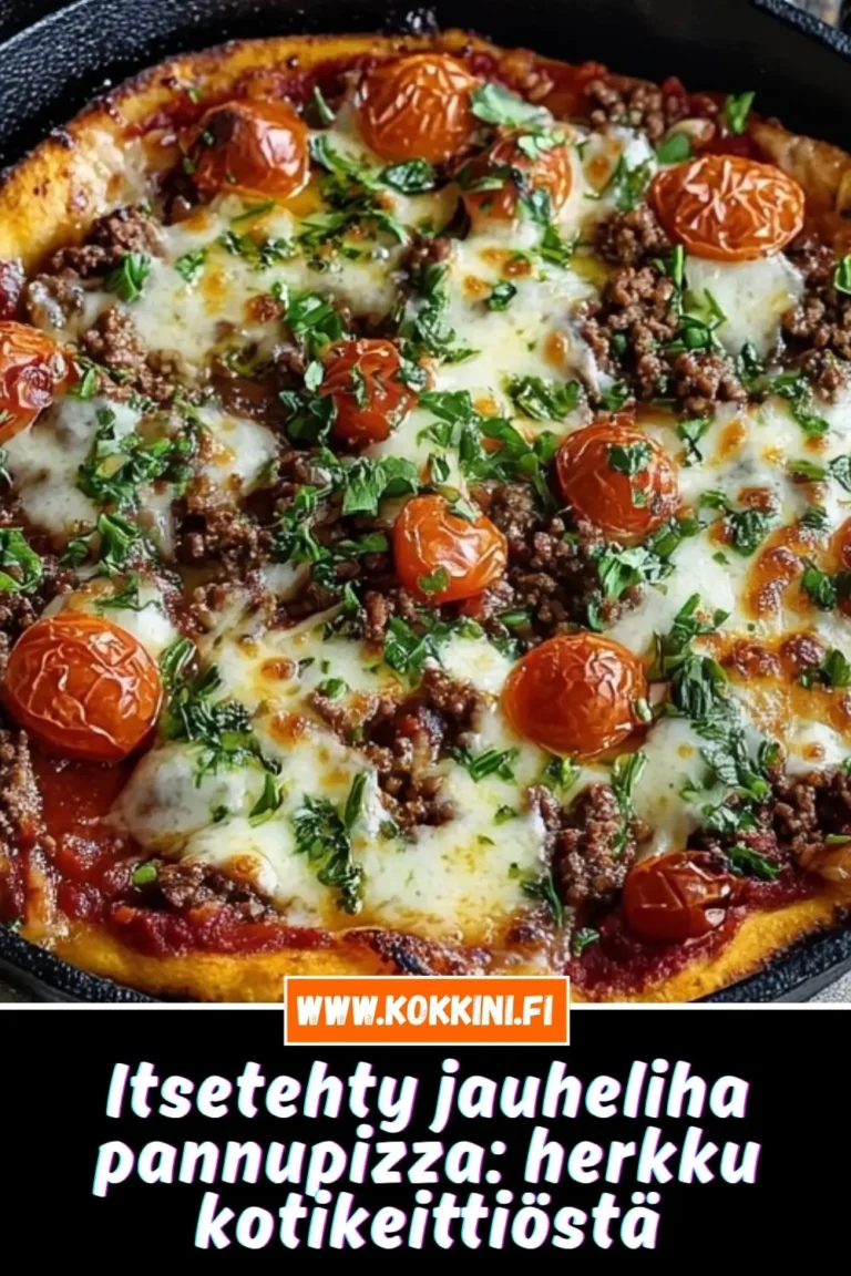 Jauheliha pannupizza