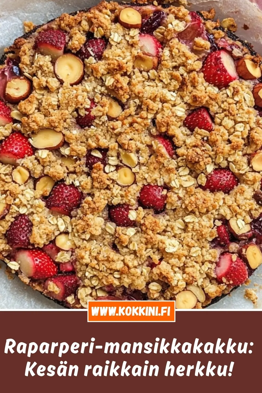 Raparperi-mansikkakakku: Kesän raikkain herkku!