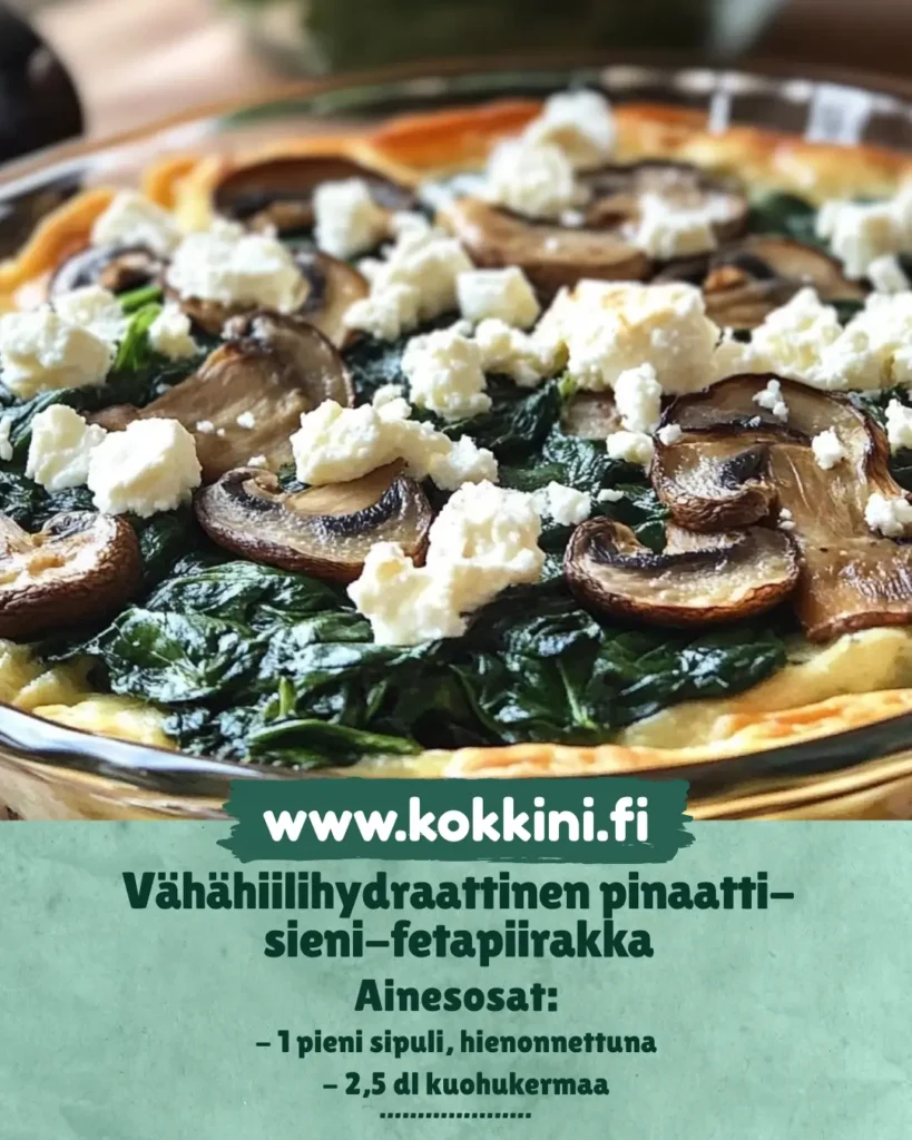 feta pinaattipiirakka