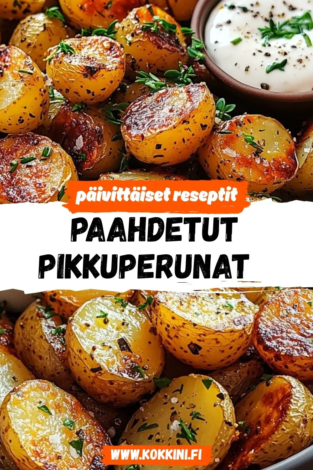 Paahdetut pikkuperunat: helppo arkiruokasuosikki