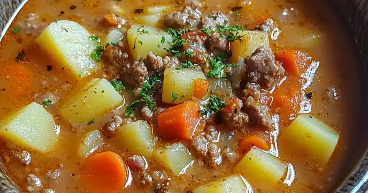 20 min Cowboy-keitto resepti: Täyttävä perheateria