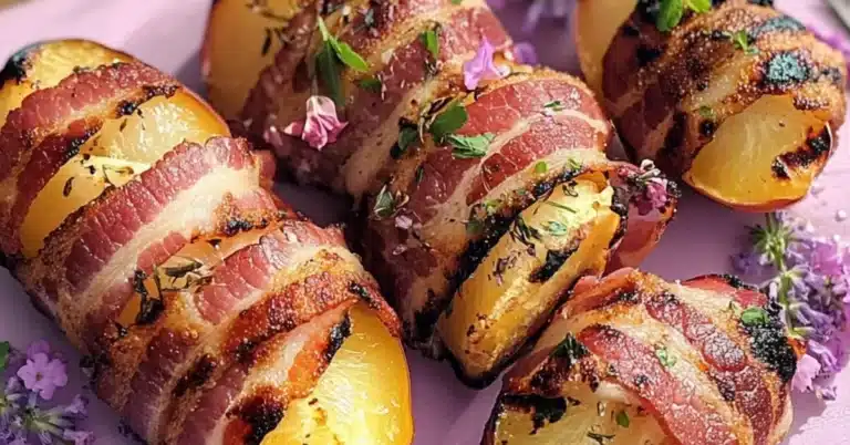 10 min grillatut pekoni-nektariinit helposti kotona