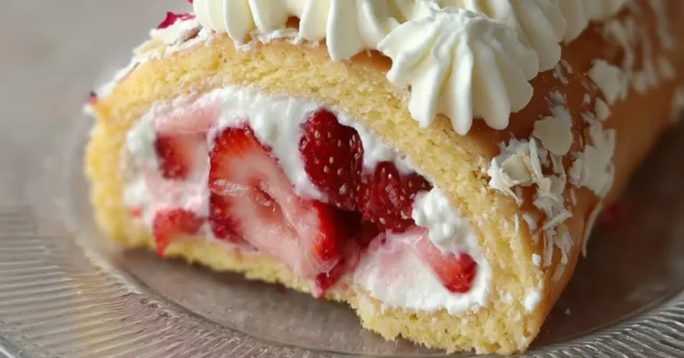 Mansikkakääretorttu: kesän ihanin leivonnainen