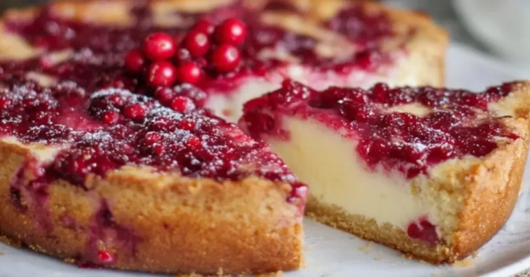 Perinteinen puolukkapiirakka: kirpeän makea herkku