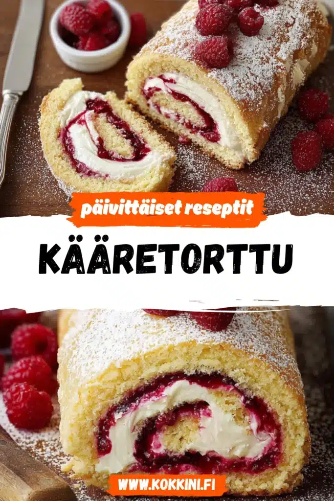 Kääretorttu resepti vaihe vaiheelta! Opi tekemään kuohkea ja mehevä kääretorttu kotona. Täydelliset mittasuhteet ja vinkit onnistumiseen.