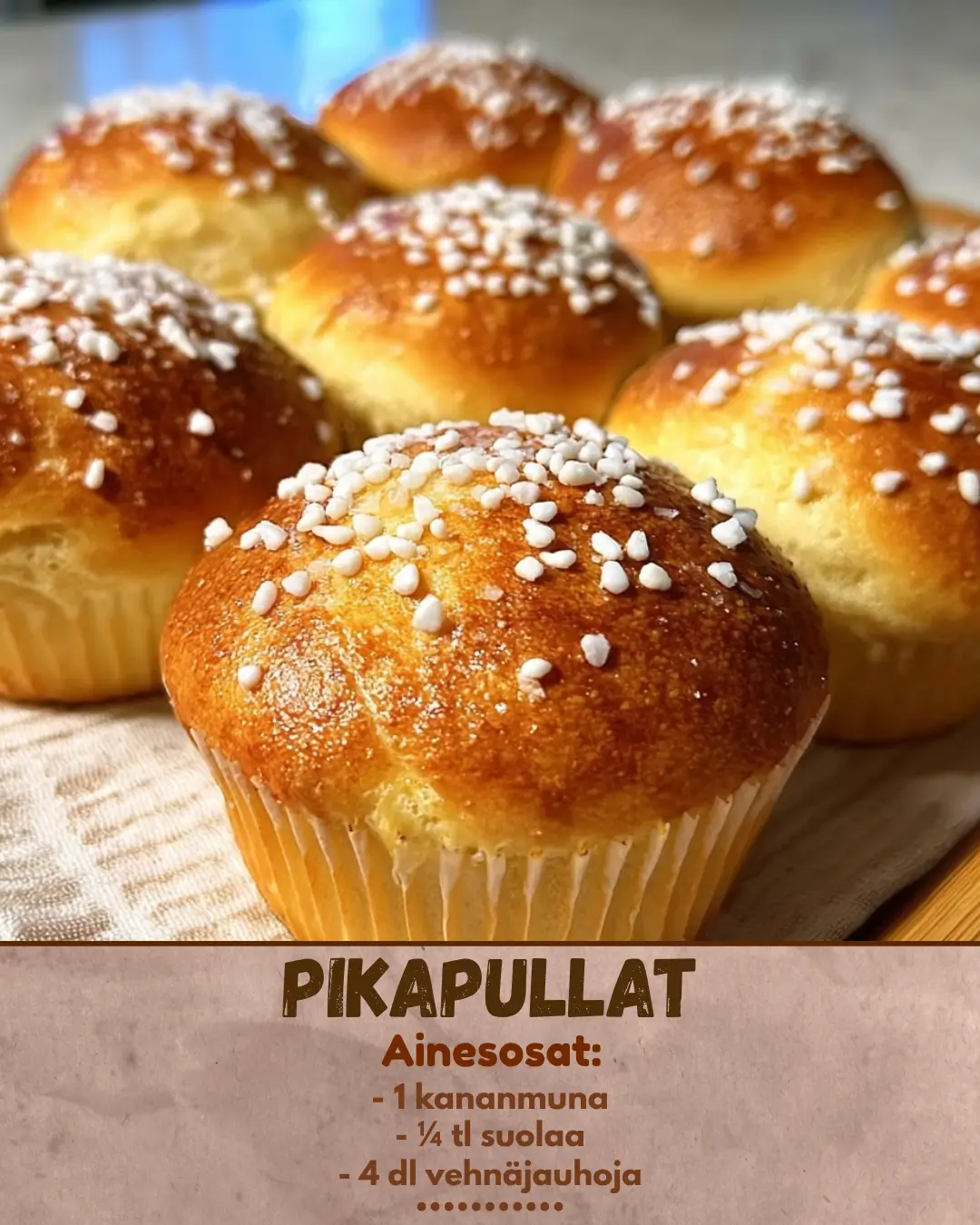 Pikapullat: nopea kesäresepti kahvihetkeen
