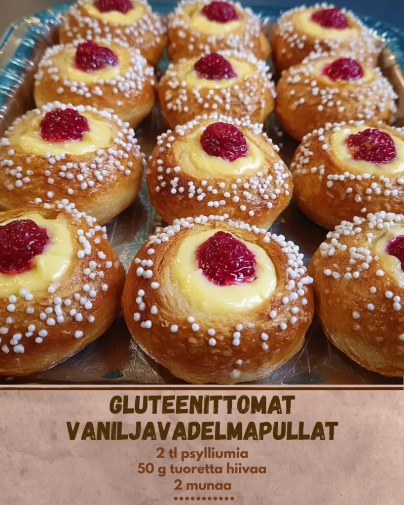 15 Min Gluteenittomat Vaniljavadelmapullat Resepti