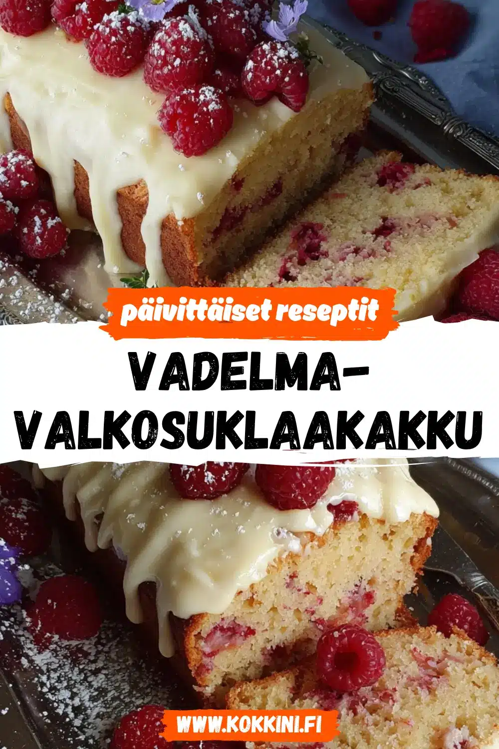 Vadelma-valkosuklaakakku: täydellinen makupari