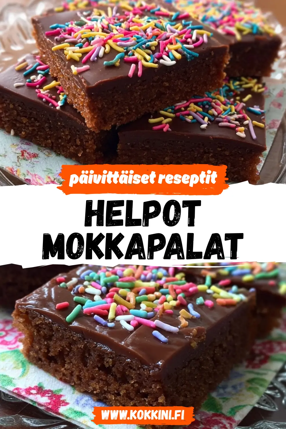 Helpot mokkapalat: mehevä ja suklaisen helppo resepti