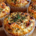 Suolaiset muffinssit kinkulla ja fetalla - katso ohje