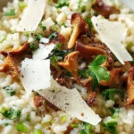 Kantarellirisotto: 30 min helppo resepti