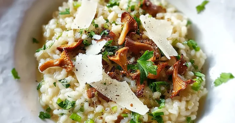 Kantarellirisotto: 30 min helppo resepti