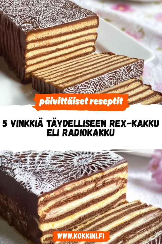 5 vinkkiä täydelliseen Rex-kakku eli radiokakku