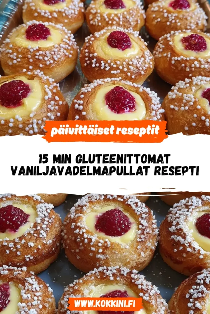 15 Min Gluteenittomat Vaniljavadelmapullat Resepti