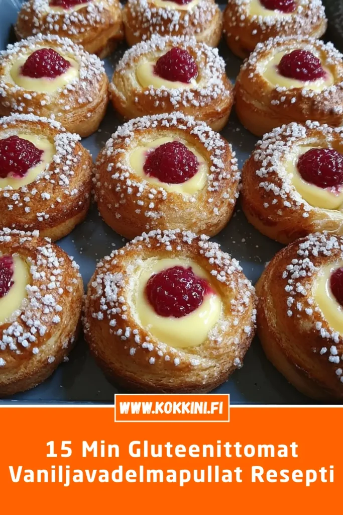 15 Min Gluteenittomat Vaniljavadelmapullat Resepti