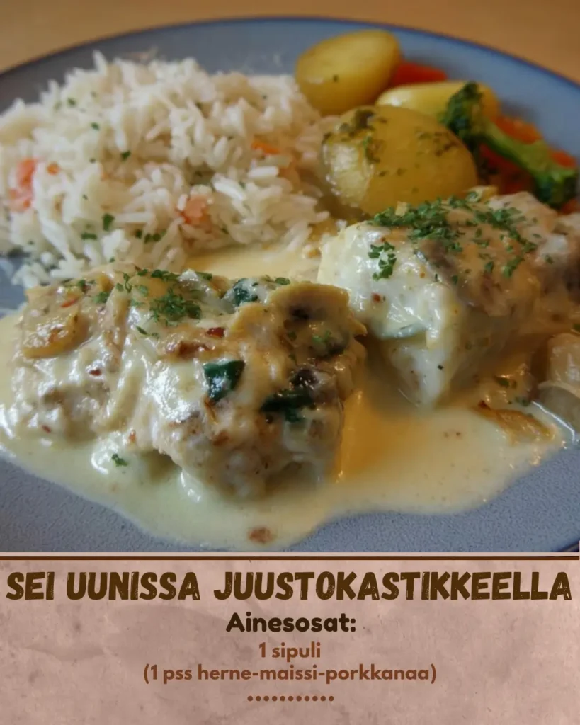 Seiti juustokuorrutuksella: helppo resepti 30min