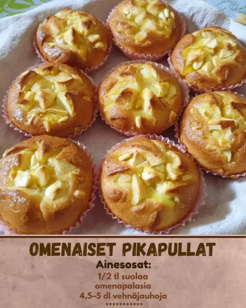 Omenaiset pikapullat: helppo resepti 30 minuutissa