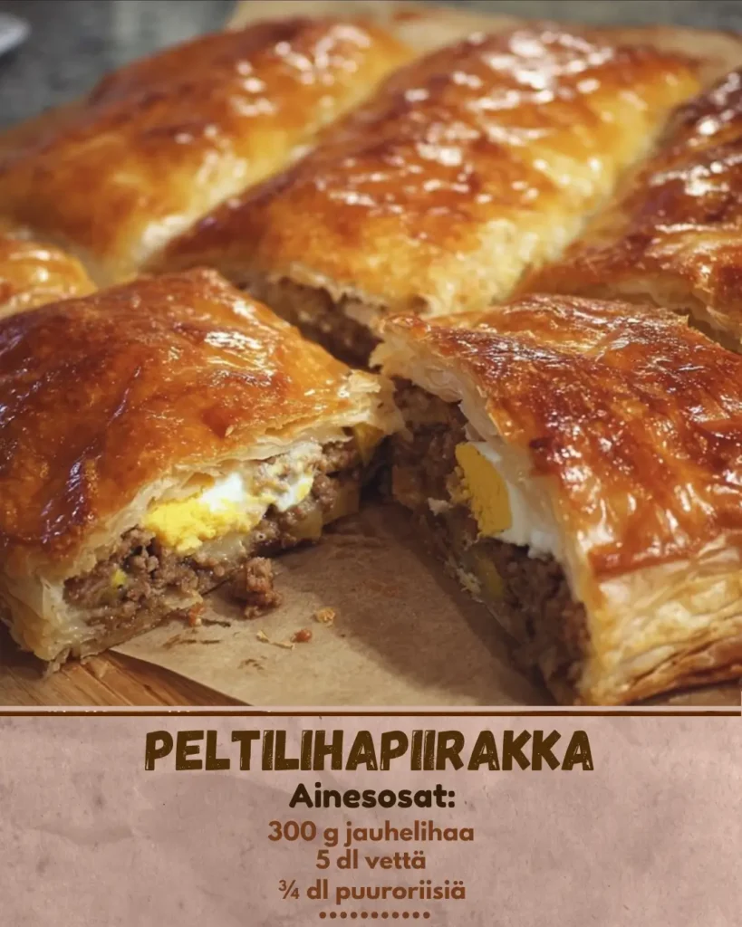 Kuinka tehdä peltilihapiirakka 30 minuutissa