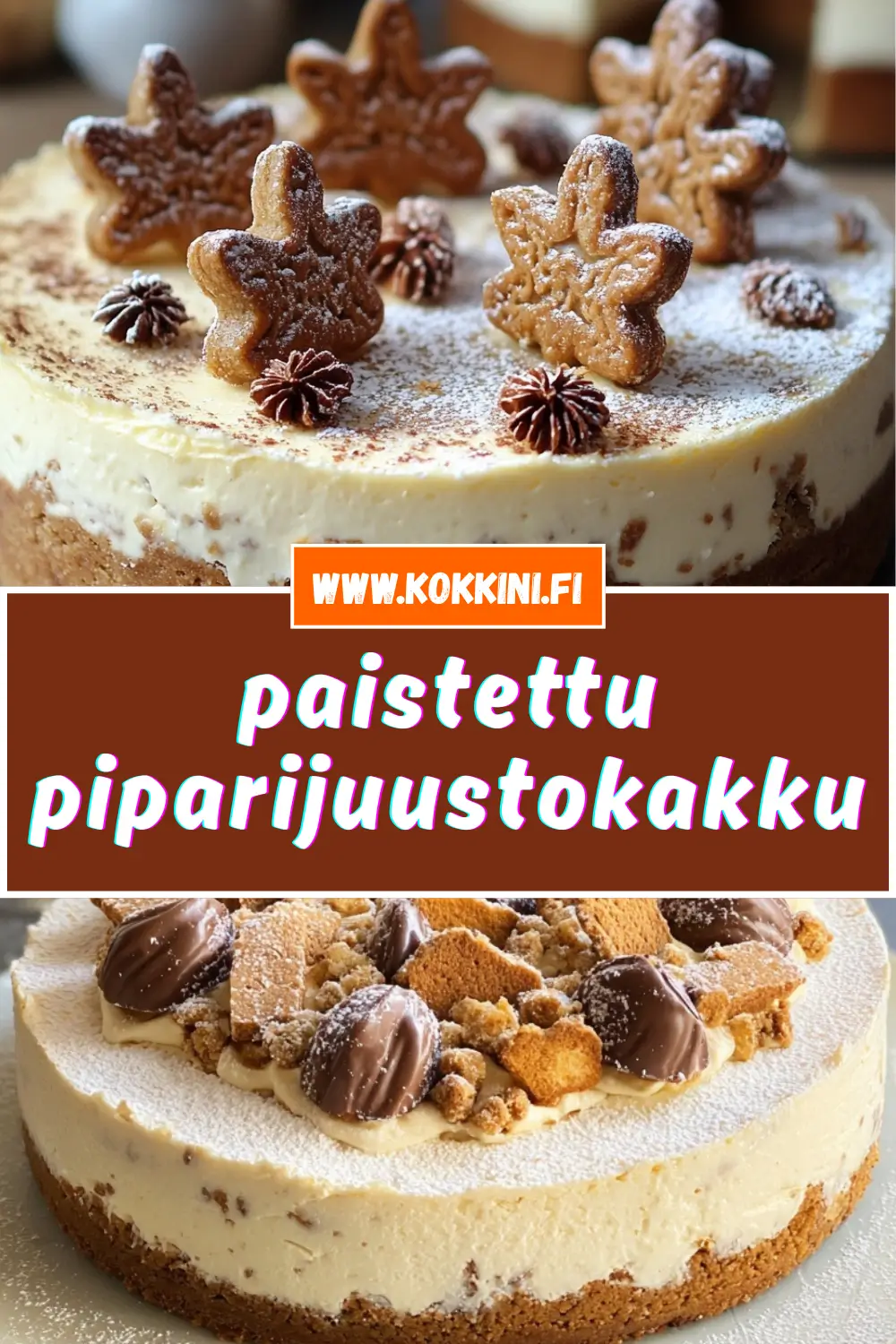 Paistettu piparijuustokakku: jouluinen klassikko