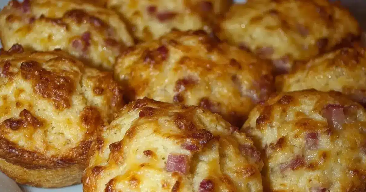 Kinkku-juusto muffinit: Helppo resepti 30min