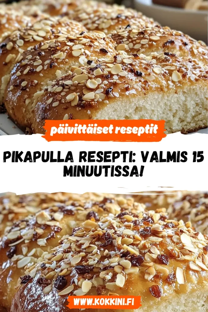 Pikapulla resepti: valmis 15 minuutissa!