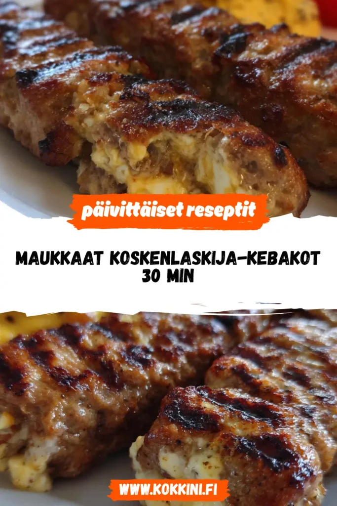 Maukkaat Koskenlaskija-kebakot 30 min