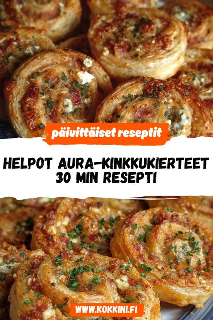 Helpot Aura-kinkkukierteet: 30 min resepti