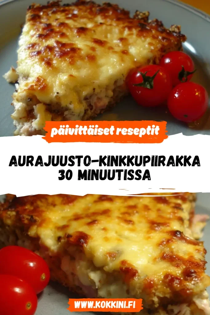 Aurajuusto-kinkkupiirakka 30 Minuutissa