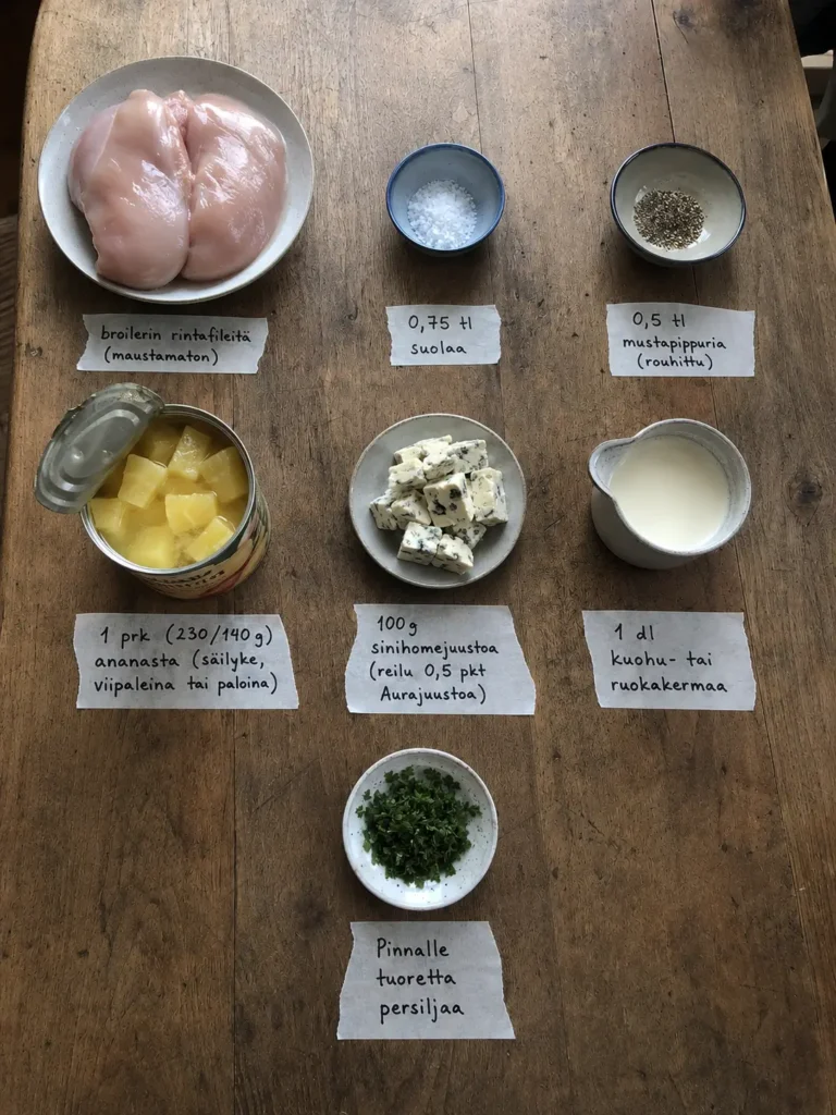 Aurajuustobroileri: Takuuvarma 5 aineksen resepti
