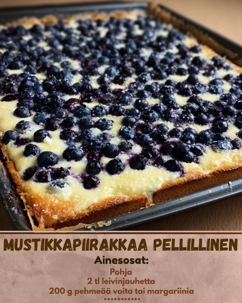 20 Min Ihana Mustikkapiirakka: Nopea & Herkullinen