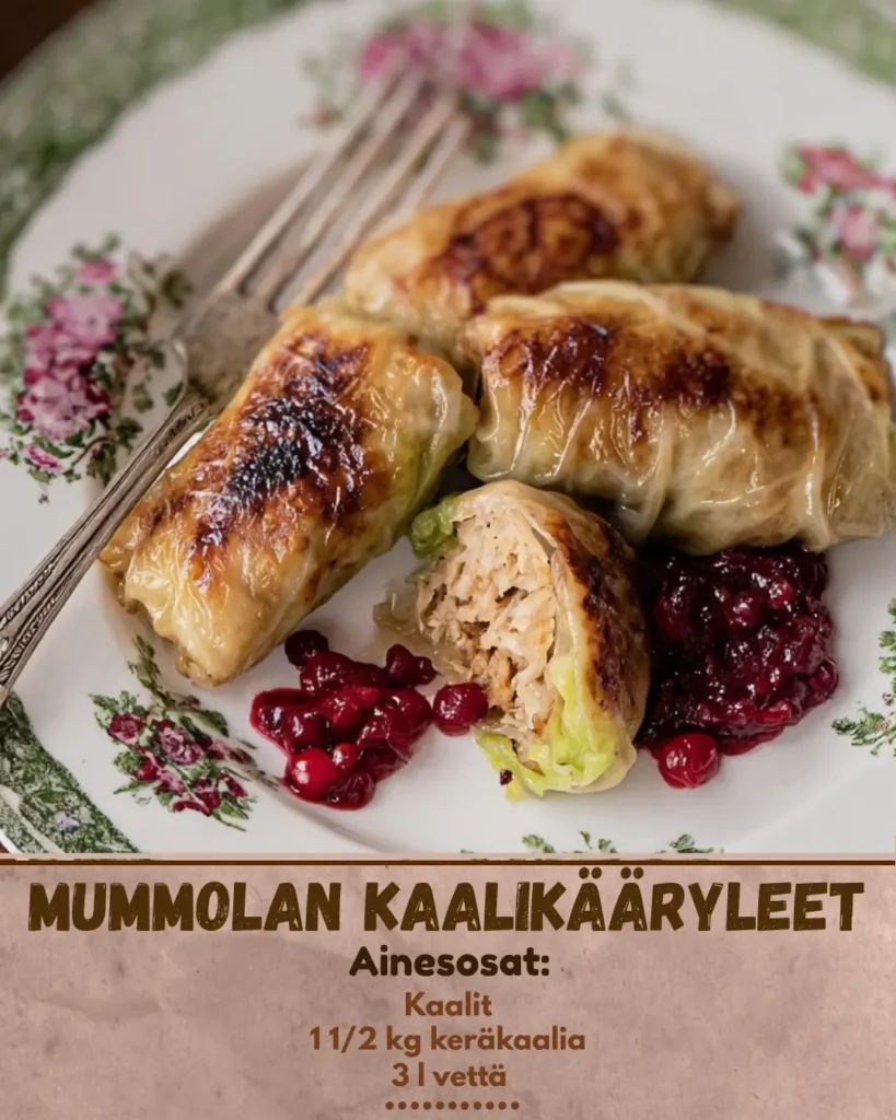 Mummolan kaalikääryleet: 7 helppoa vaihetta
