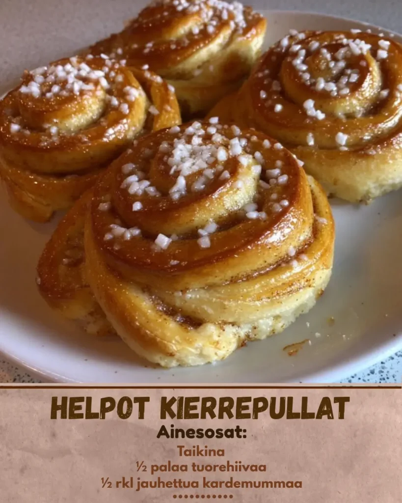 15 min Helpot Kierrepullat: Nopea Resepti