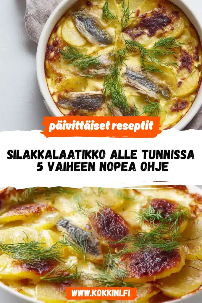 Silakkalaatikko alle tunnissa: 5 vaiheen nopea ohje