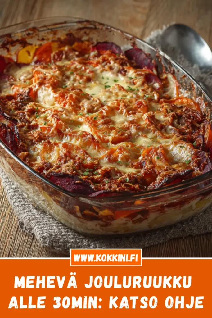 Mehevä jouluruukku alle 30min: katso ohje